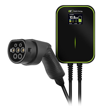 Staie de incarcare, vehicul electric AC charger Wall-mount charger 22kW cable type 2 GREEN CELL EV14