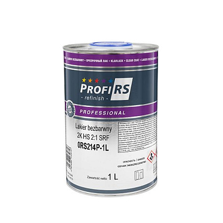 Vopsele Vopsea ProfiRS Professional 15 l incolor HS transparent pt caroserie compusi organici volatili: 420 proportii: 2:1 tip de pulverizare: pistol PROFIRS PROFESSIONAL 0RS214P-1.5L