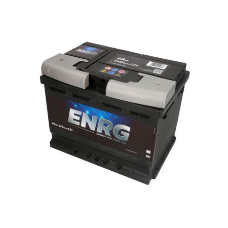 Acumulator Pornire Acumulator ENRG 12V 60Ah/540A CLASSIC L+ borna standard 242x175x190 B13 - flansa de montare 10.5 mm pornire ENRG ENRG560127054