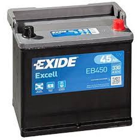 Acumulator Pornire Acumulator EXIDE 12V 45Ah/330A EXCELL R+ en 220x135x225 B1 pornire EXIDE EB450
