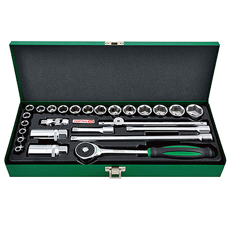 Set chei tubulare Set de chei cu soclu amestecat TOPTUL GCAD2609