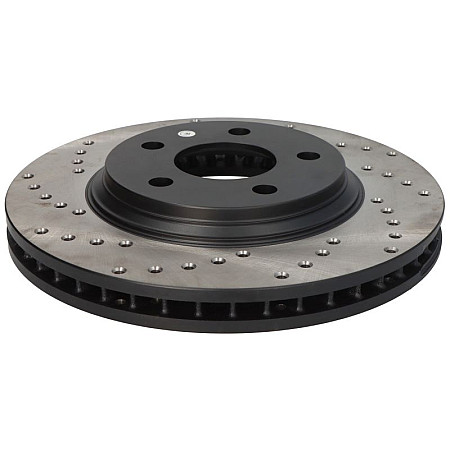Disc frana de performanta Brake disc 1pcs Sport Ventilated Drilled front  R outer diameter 303 mm thickness 286 mm BUICK PARK AVENUE CHEVROLET IMPALA PONTIAC BONNEVILLE GXP 3.5-5.3 10.96- STOPTECH 128.62087R