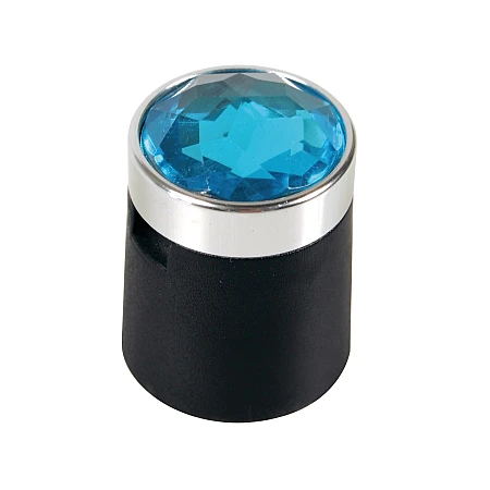 Ornamente prezoane crystal 20buc - Hex 17mm - Albastru - Resigilat