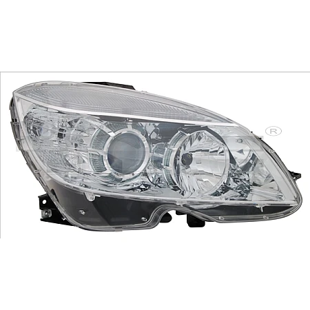 Far Lampa frontala Dreapta H7/H7 electric cu motor culoare insert: cromat MERCEDES C W204 01.07-08.07 TYC TYC 20-11251-15-2