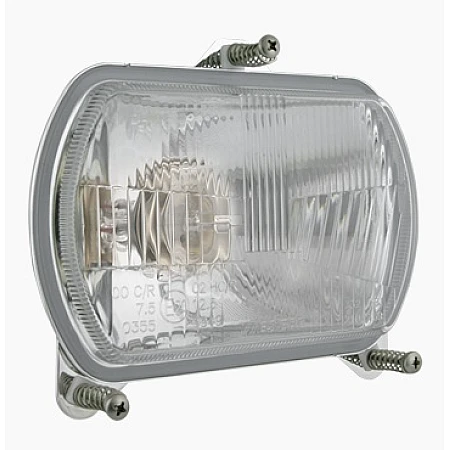 Far Headlamp L/R R2 main bulb seal insert colour: chromium-plated CASE IH 2000 FARM EICHER 3000 4000 WOTAN I FIAT 400 45-XX 50-XX 55-XX 60-XX 70-XX 72-XX 80-XX 82-XX FORD 3000 WESEM RGP2.52650.02