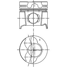 Piston RENAULT MEGANE I Coach (DA0/1_), Compartiment, 03.1996 - 08.2003 Kolbenschmidt 99561620