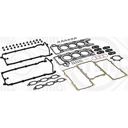 Set garnituri. chiulasa Complete engine gasket set up L-R fits. JAGUAR F-PACE F-TYPE XE XF I XF II XF SPORTBRAKE XJ LAND ROVER D JAGUAR XJ (X351), Sedan, 10.2009 - Elring 995.630