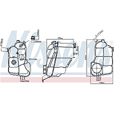 Vas de expansiune. racire Vas expansiune with plug with level sensor VOLVO S60 II S80 II V60 I V70 III XC60 I XC70 VOLVO S60 II (134), Sedan, 04.2010 - Nissens 996176