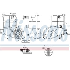 Vas de expansiune. racire Vas expansiune with level sensor fits. AUDI A6 C5 07.97-01.05 Nissens 996363