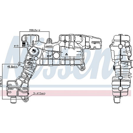 Vas de expansiune. racire Vas expansiune EURO 6 fits. DAF LF LSM280AHV-PX-7239 05.13- Nissens 996312