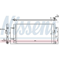 Condensator. climatizare A-C condenser with dryer AUDI A4 ALLROAD B8 A4 B8 A5 A6 ALLROAD C7 A6 C7 A7 Q5 PORSCHE MACAN 1.8- AUDI A4 Allroad IV (8KH, B8), Turism, 04.2009 - 05.2016 Nissens 940453