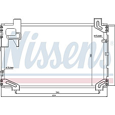Condensator. climatizare racitorul de aer Toyota Avensis 03 - TOYOTA AVENSIS II (_T25_), Hatchback, 03.2003 - 11.2008 Nissens 940020
