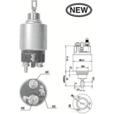 Solenoid. electromotor Electromagnet de pornire CITROEN BERLINGO-MINIVAN BX EVASION JUMPER XANTIA XM XSARA ZX 1.6 CITROEN BX (XB-_), Hatchback, 10.1982 - 12.1994 Magneti Marelli 940113050554