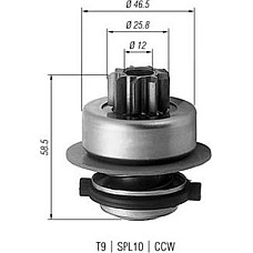 Pinion electromotor Roata de pornire a rotii libere AUSTIN MAESTRO MONTEGO LANCIA DEDRA DELTA II MG MAESTRO ROVER Magneti Marelli 940113020171