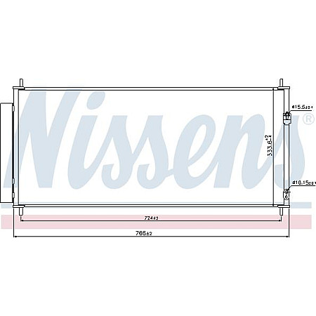 Condensator. climatizare A-C condenser with dryer HONDA CR-Z INSIGHT JAZZ III 1.2-1.5H 07.08- HONDA JAZZ III (GE_, GG_, GP_, ZA_), Hatchback, 10.2007 - Nissens 940240