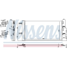 Condensator. climatizare A-C condenser with dryer BMW 1 F40 2 F45 2 GRAN COUPE F44 2 GRAN TOURER F46 2 GRAN TOURER VAN F46 BMW 2 Active Tourer (F45), Dubita, 11.2013 - Nissens 940741