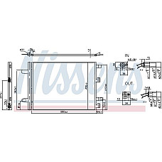 Condensator. climatizare A-C condenser with dryer DS DS 7 MERCEDES A V177 A W177 B SPORTS TOURER W247 CLA C118 CLA SHOOTIN MERCEDES-BENZ CLA (C118), 03.2019 - Nissens 941194
