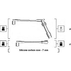 Set cablaj aprinder ZAZhIG PROVODA sarma kit. K-T OPEL CORSA 1.2 - 1.4 96 - OPEL ASTRA F (T92), Estate Van, 10.1991 - 01.1999 Magneti Marelli 941125380688