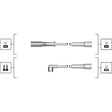 Set cablaj aprinder Ignition leads set FIAT UNO 1.0 10.84-10.95 FIAT UNO (146_), Hatchback, 01.1983 - 12.2013 Magneti Marelli 941319170066