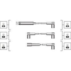 Set cablaj aprinder Ignition leads set OPEL ASCONA B ASCONA C ASTRA F CORSA A CORSA A TR KADETT B KADETT D KADETT E KADETT OPEL ASTRA F (T92), Estate Van, 10.1991 - 01.1999 Magneti Marelli 941319170013