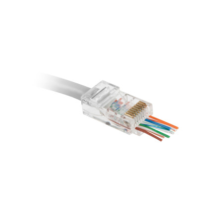 Delight - Fi modular Pass Through - 8P8C - CAT5e, RJ45