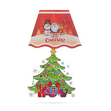 Autocolant cu lanterne LED de Crciun - 17 x 28 cm