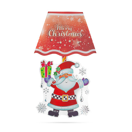 Autocolant cu lanterne LED de Crciun - 17 x 28 cm