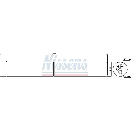 Uscator.aer conditionat Air conditioning drier MERCEDES SPRINTER 35-T B906 SPRINTER 35-T B907 SPRINTER 35-T B907 B910 SPRI MERCEDES-BENZ SPRINTER 5-t (907), Van, 02.2018 - Nissens 95442