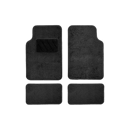 Covorase mocheta universale Amio TEX-2, 4buc - Negru