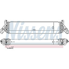 Intercooler. compresor Intercooler MAZDA 3 6 CX-5 2.2D 04.12- MAZDA CX-5 (KF), Crossover, 11.2016 - Nissens 96485