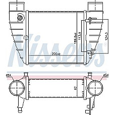 Intercooler. compresor Intercooler AUDI A4 B7 SEAT EXEO EXEO ST 2.0-2.0D 11.04-05.13 AUDI A4 (8H7, B6, 8HE, B7), Sabrioleta, 01.2002 - 12.2009 Nissens 96426
