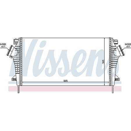 Intercooler. compresor Intercooler OPEL INSIGNIA A INSIGNIA A COUNTRY SAAB 9-5 1.6-2.8 07.08-03.17 VAUXHALL INSIGNIA Mk I (A) (G09), Sedan, 07.2008 - 05.2017 Nissens 96554