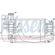 Intercooler. compresor Intercooler SUBARU TREZIA TOYOTA URBAN CRUISER VERSO S YARIS 1.4D 08.05- SUBARU TREZIA, Hatchback, 11.2010 - Nissens 96565