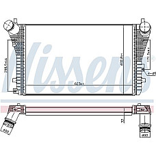 Intercooler. compresor Intercooler AUDI A3 TT SEAT ALTEA ALTEA XL LEON SKODA OCTAVIA II SUPERB II YETI VW BEETLE CADDY ALL VW JETTA III (1K2), Sedan, 09.2004 - 10.2010 Nissens 96568