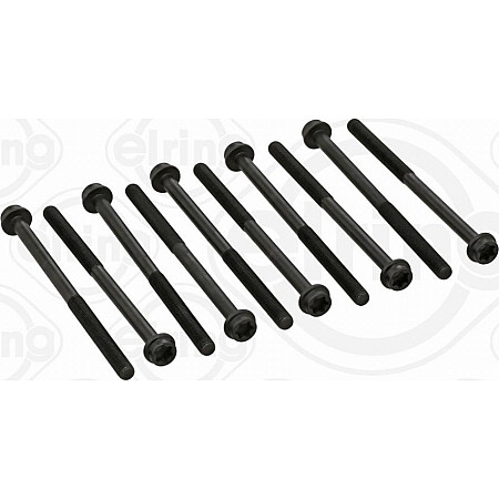 Set surub chiulasa Kit bolt chiulasa JAGUAR F-PACE F-TYPE XE XF I XF SPORTBRAKE XJ XK II LAND ROVER DEFENDER DISCOVER LAND ROVER RANGE ROVER IV (L405), Crossover, 08.2012 - Elring 966.170