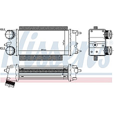 Intercooler. compresor Intercooler FORD TOURNEO COURIER B460 TRANSIT COURIER B460 TRANSIT COURIER B460-MINIVAN 1.5D-1.6D 0 FORD TOURNEO COURIER B460 (JU2), Dubita, 02.2014 - Nissens 96357