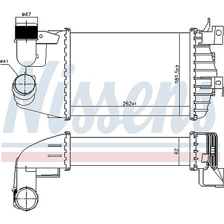 Intercooler. compresor Intercooler OPEL ASTRA H ASTRA H CLASSIC ASTRA H GTC ZAFIRA B ZAFIRA B-MINIVAN 1.7D 02.07- OPEL ZAFIRA B (A05), Box/MPV, 07.2005 - 04.2015 Nissens 96370