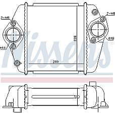 Intercooler. compresor Intercooler MAZDA 6 CX-7 2.2D 08.08-07.13 MAZDA CX-7 (ER), Crossover, 06.2006 - 12.2014 Nissens 96372