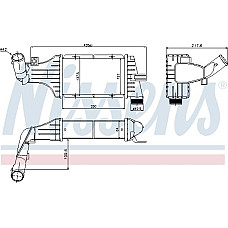 Intercooler. compresor aer rece OPEL ASTRA G 98 - 2.2 TD Diesel MA - C P - A OPEL ASTRA G (T98), Hatchback, 02.1998 - 12.2009 Nissens 96789