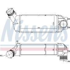 Intercooler. compresor Intercooler CITROEN C4 C4 I PEUGEOT 307 1.6D-2.0D 10.03-07.11 PEUGEOT 307 CC (3B), Sabrioleta, 03.2003 - 06.2009 Nissens 96720