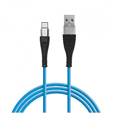 Delight - Cablu de date - iPhone "lightning", 2 m, silicon, 4 culori