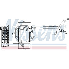 Radiator ulei. ulei motor Oil cooler automatic-manual AUDI A1 A3 SEAT ALHAMBRA ALTEA ALTEA XL IBIZA IV IBIZA IV SC IBIZA I VW PASSAT Variant VI (3C5), Turism, 08.2005 - 11.2011 Nissens 90679