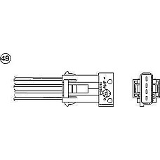 Sonda Lambda VOLVO S60 I (384), Sedan, 07.2000 - 04.2010 NGK 91942
