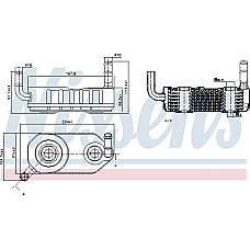 Radiator racire ulei. cutie de viteze automata Oil cooler automatic SEAT ALHAMBRA CORDOBA CORDOBA VARIO IBIZA II TOLEDO I VW SHARAN (7M8, 7M9, 7M6), Dubita, 05.1995 - 03.2010 Nissens 90708
