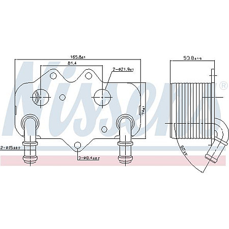 Radiator ulei. ulei motor Oil cooler OPEL ASTRA G ASTRA G-KOMBI SIGNUM SINTRA VECTRA B VECTRA C VECTRA C GTS ZAFIRA A SAAB VAUXHALL VECTRA (B) (J96), Hatchback, 08.1995 - 07.2003 Nissens 90781