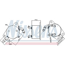 Radiator ulei. ulei motor Oil radiator TOYOTA RAV 4 III RAV 4 IV 2.0 12.08- TOYOTA RAV 4 III (_A3_), Crossover, 06.2005 - 08.2014 Nissens 91291