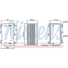Radiator ulei. ulei motor Oil radiator MERCEDES C A205 C C205 C T-MODEL S205 C W205 E A238 E C238 E T-MODEL S213 E W213 GL MERCEDES-BENZ E-CLASS (W213), Sedan, 01.2016 - Nissens 91253