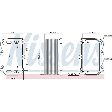 Radiator ulei. ulei motor Oil radiator MERCEDES C A205 C C205 C T-MODEL S205 C W205 E A238 E C238 E T-MODEL S213 E W213 GL MERCEDES-BENZ E-CLASS (W213), Sedan, 01.2016 - Nissens 91253