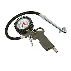 Pistol aer pentru umflat cu manometru pentru camioane Carpoint