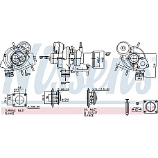 Turbocompresor Nou ABARTH 500 - 595 - 695 500C - 595C - 695C GRANDE PUNTO PUNTO PUNTO EVO ALFA ROMEO GIULIETTA MI ABARTH 500 / 595 / 695 (312_), Hatchback, 01.2008 - Nissens 93472